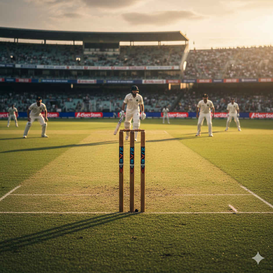 Zike Wooden Cricket Stumps with Bails (3 Piece Wooden wickets, 2 Piece bails)