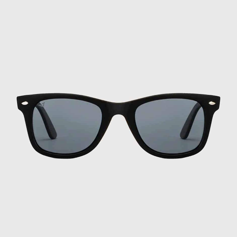 Vincent Chase By Lenskart Unisex Polycarbonate Wayfarer Sunglasses | Black - L