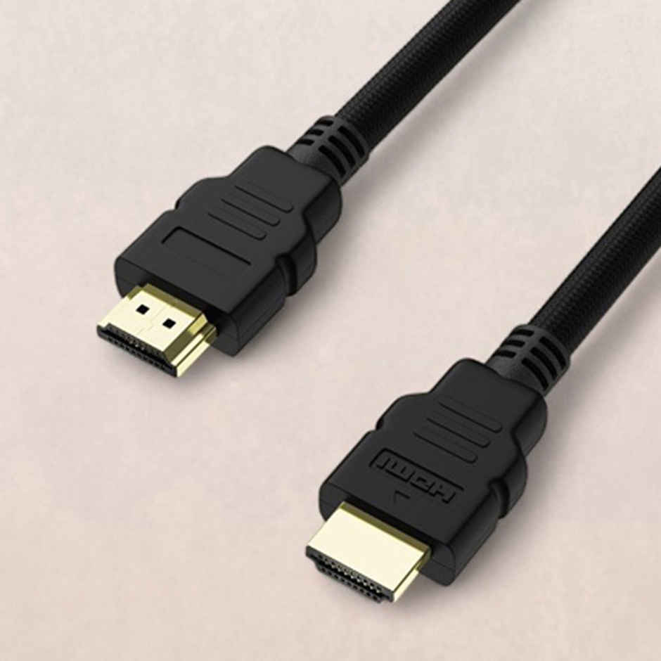 Ambrane (AHDMS-15) 1.5m High Speed HDMI Cable Supports 3D, 4K, ARC & CEC Extension, Gold Plated Connectors, Compatible with HDMI-Enabled TV, Set Top Box, Blu-ray, Gaming Consoles - Black