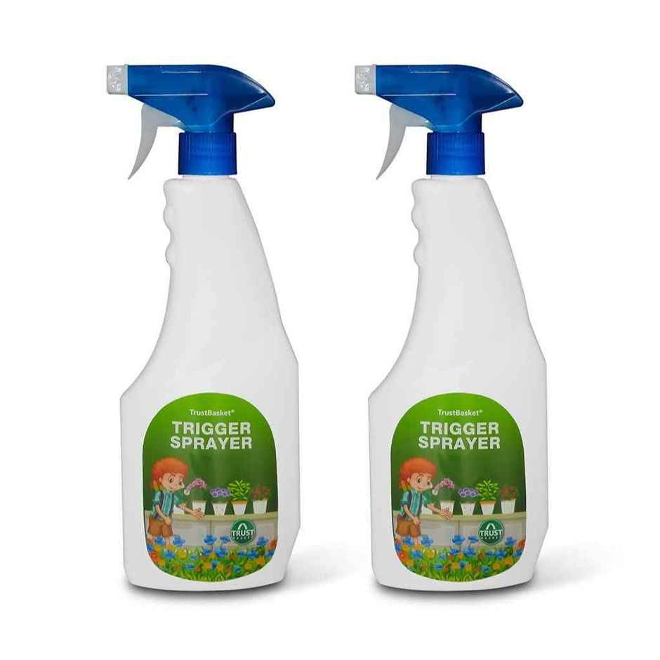 TrustBasket Spray Bottle | Trigger Sprayer for Plants & Gardening Use - 500 ml