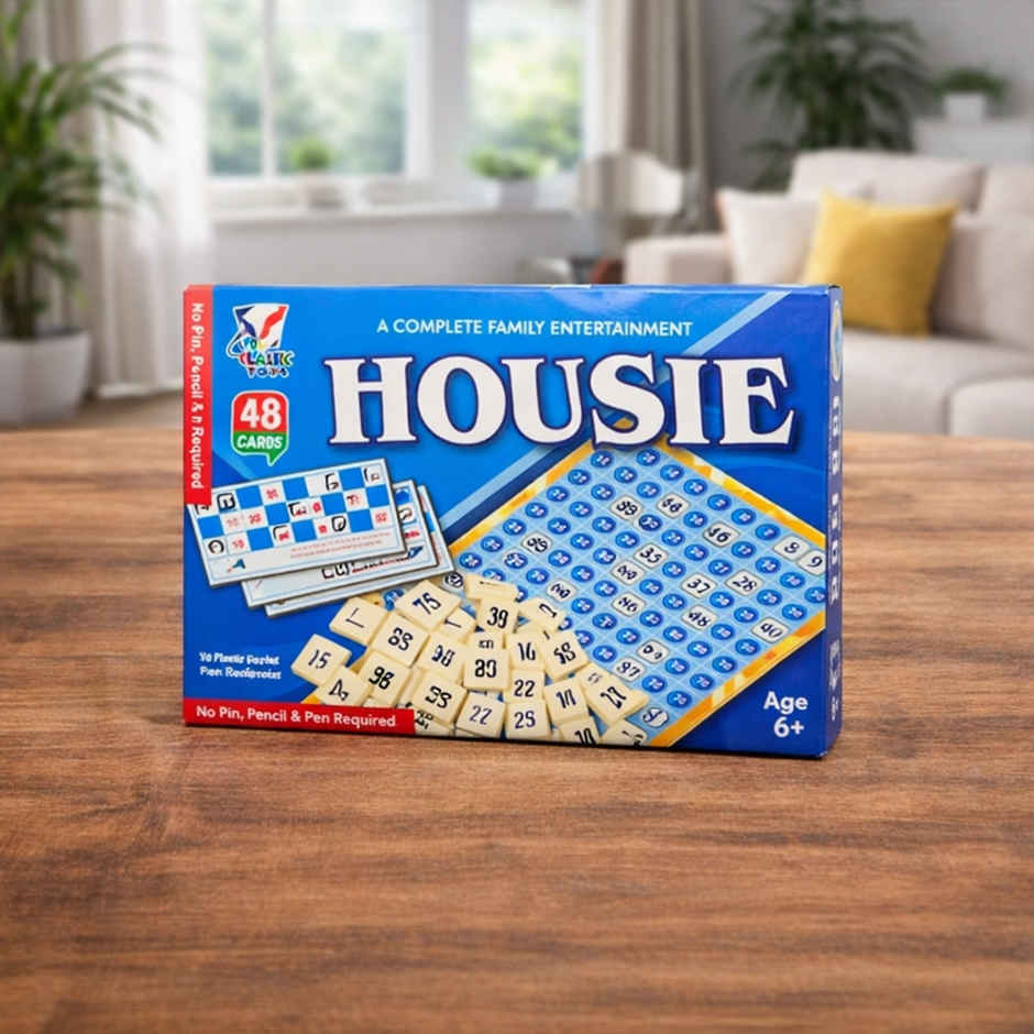 Fablue Traders Housie Game Set | Tambola Educational & Learning Board Game | 48 Cards | 8+ years