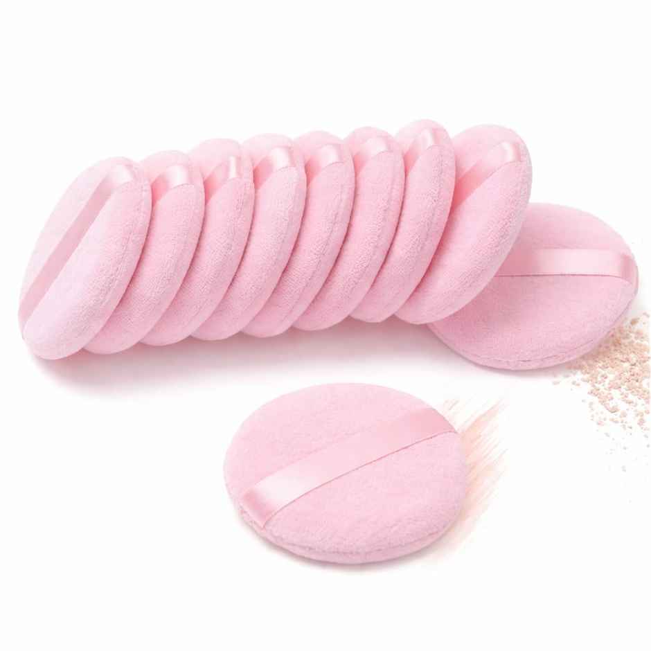 Bronson Professional Round Powder Puff Beauty Blender Makeup Sponge Applicator