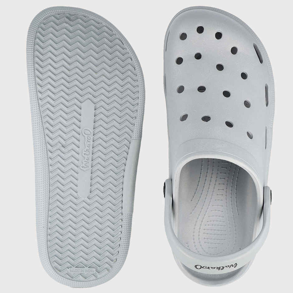 Walkaroo Men's Clogs - WC4843 Light Grey UK9