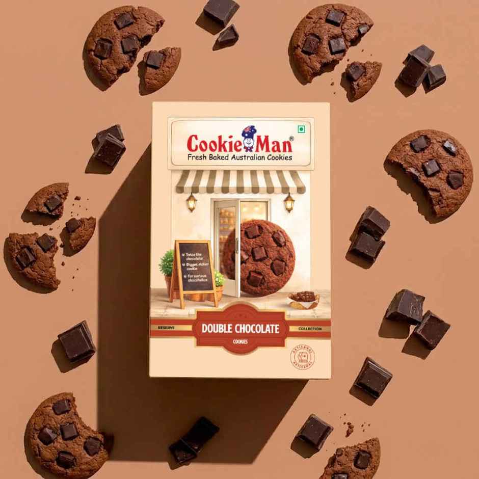 CookieMan Premium Double Chocolate Cookies Biscuits