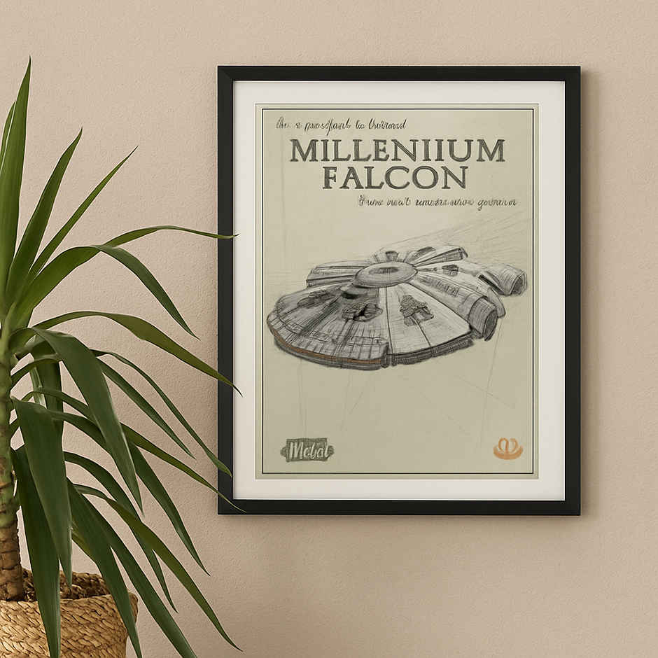 House Of Festivals Retro Falcon - Star Wars Official Poster