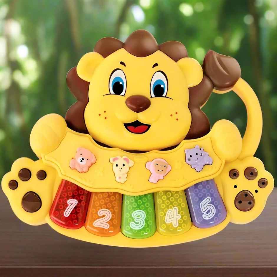 Toybharat Lion Musical Piano | Assorted