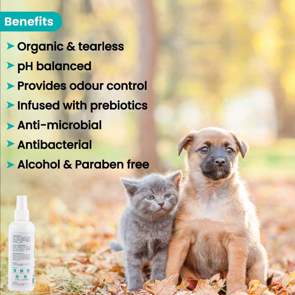 WIGGLES Odopro Dog Deodorant Perfume Spray Long Lasting Cat Pet, Puppy Freshening Deodorizer Spray for Smelly Dogs