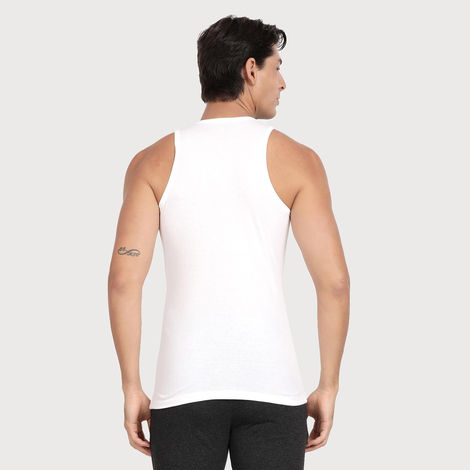 Pepe Jeans Men's Solid White Vest - XL