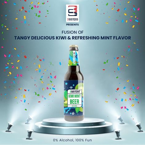 3 Sisters Kiwi and Mint Non Alcoholic Beer