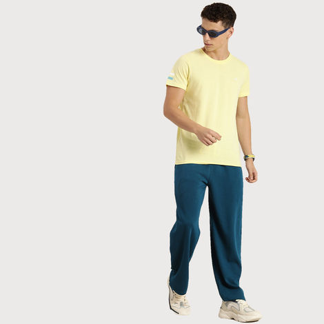 Dillinger Men's Light Weight Relaxed Baggy Knitted Pants | Blue - L