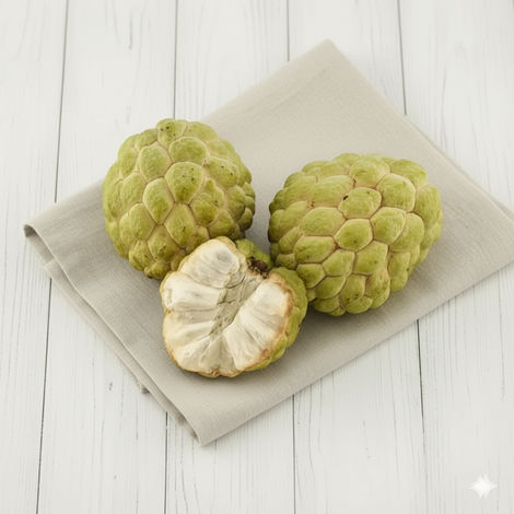 Custard Apple (Sitafal) Semi Ripe