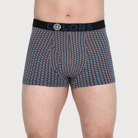Rupa Colors Men's Front Open Printed Mini Trunk | Style 104 | | Assorted - 95 cm