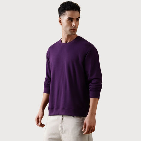 Dillinger Men's Pure Cotton Oversized T-shirt | Lavender - L