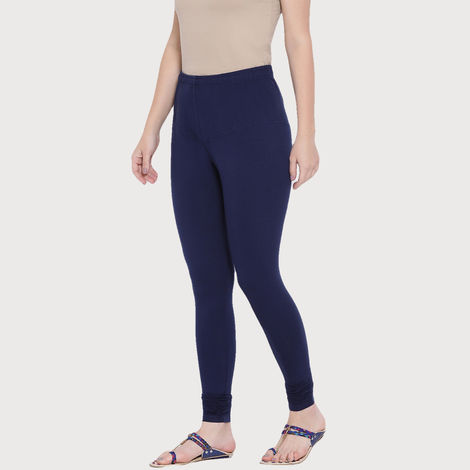 Rupa Softline Women's Churidar Leggings Style 1001 Navy - Free Size