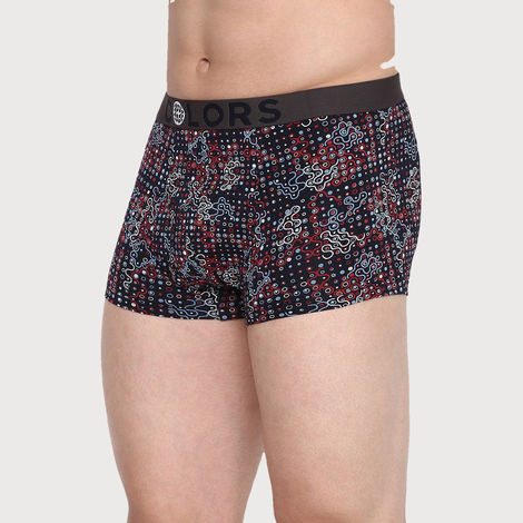 Rupa Colors Men's Front Open Printed Mini Trunk | Style 104 | | Assorted - 95 cm