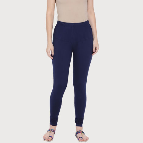 Rupa Softline Women's Churidar Leggings Style 1001 Navy - Free Size