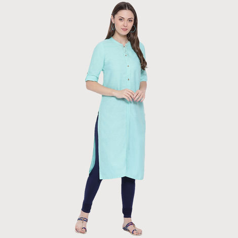 Rupa Softline Women's Churidar Leggings Style 1001 Navy - Free Size