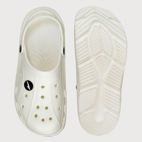 Asian Agc-14 Men Clogs Off White (Size-9)