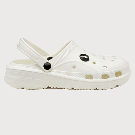 Asian Agc-14 Men Clogs Off White (Size-9)