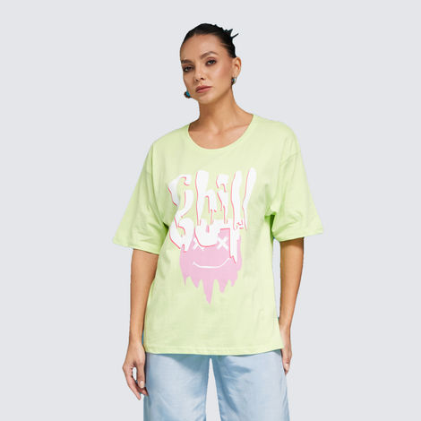 Smartees Women's T-shirt | Chillout | Green - XL