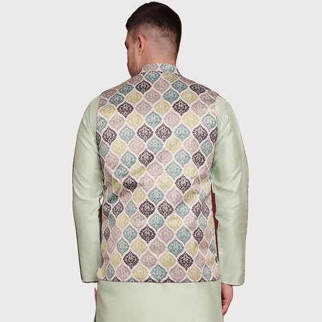 Jompers Men's Waistcoat | Jowc 4090 | Green - L
