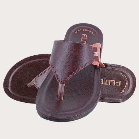 Flite Men's PUG-96 Slippers | Dark Brown | 10 UK