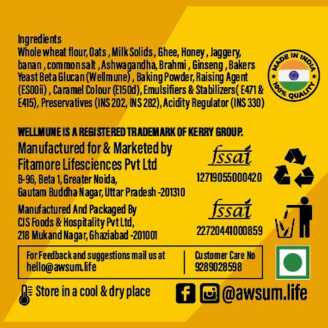 Awsum Better Bakes Banana Chocolate Cake- Eggless