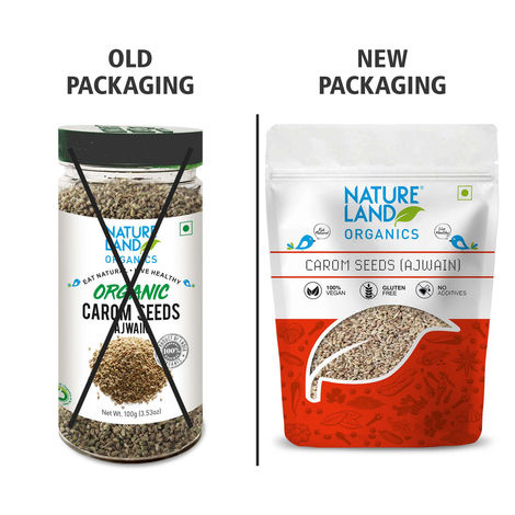Natureland Organics Ajwain Carom Seeds