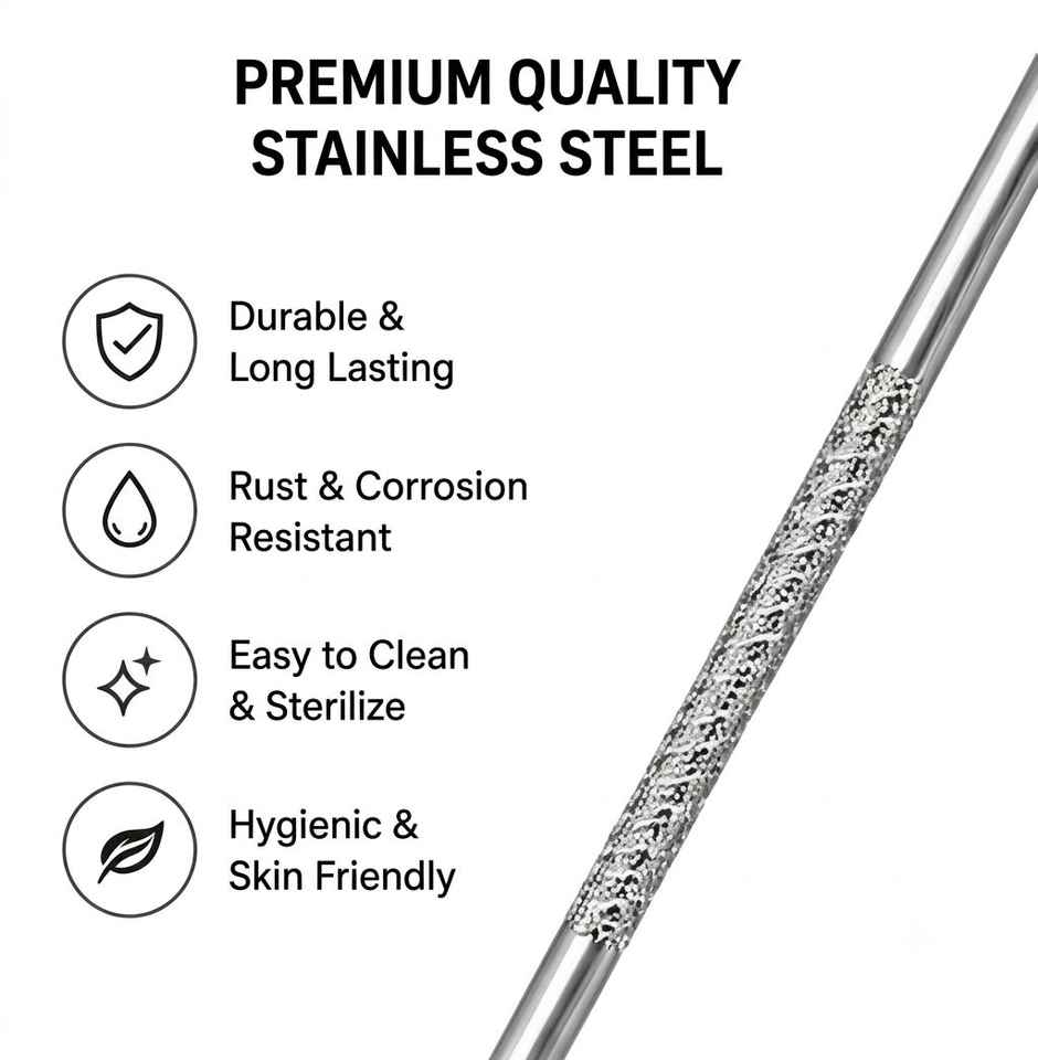 Bronson Professional Black Head Remover Tool | Pointed