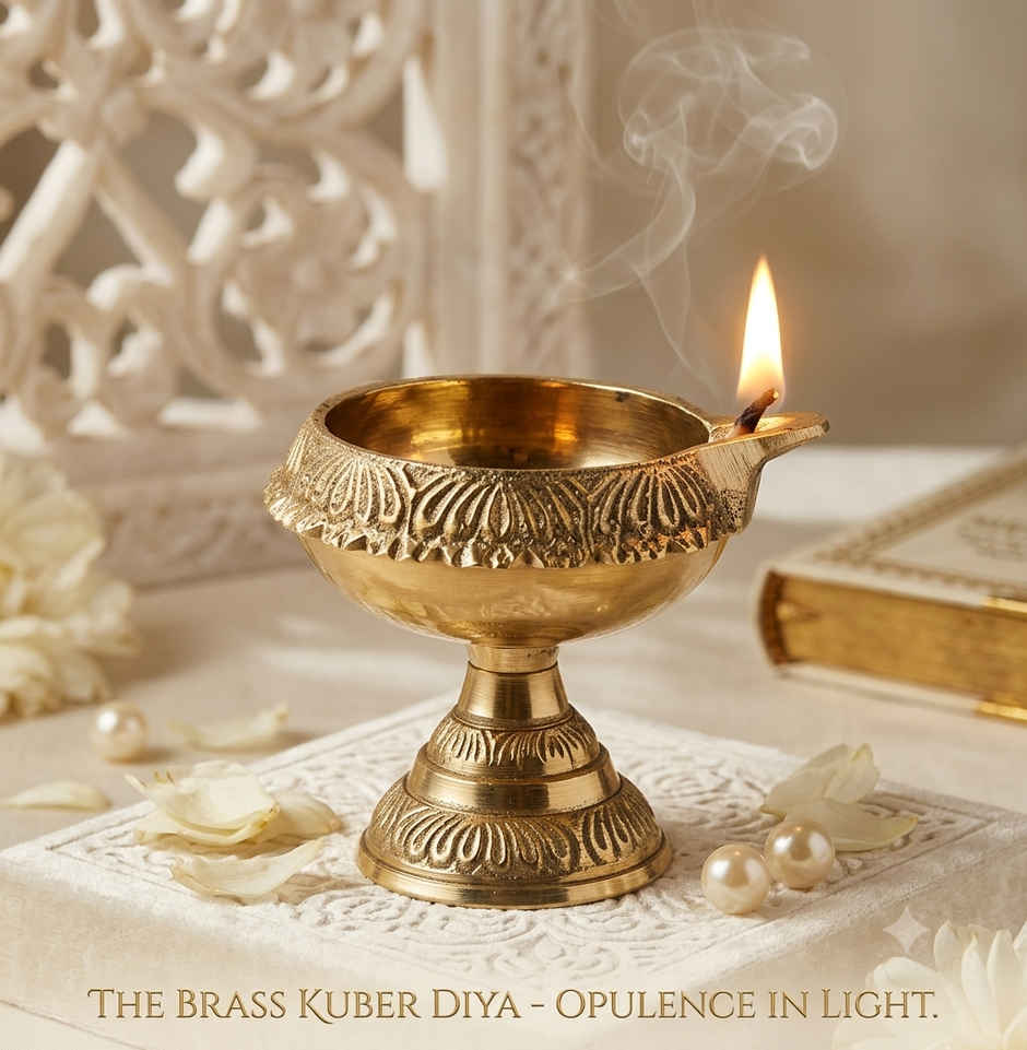 Brass Kuber Diya | Mangal Bhawan