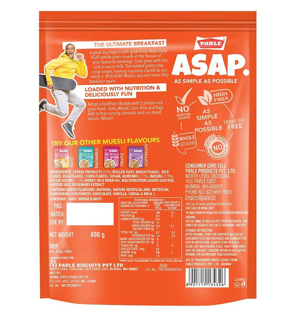 ASAP Dark Choco Muesli