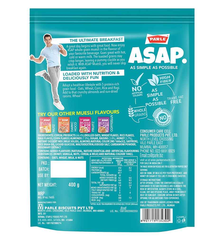 ASAP Badamilk Muesli