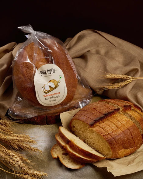 Brik Oven Whole Wheat Sourdough Bread
