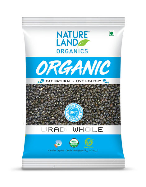 Natureland Organics Urad Whole