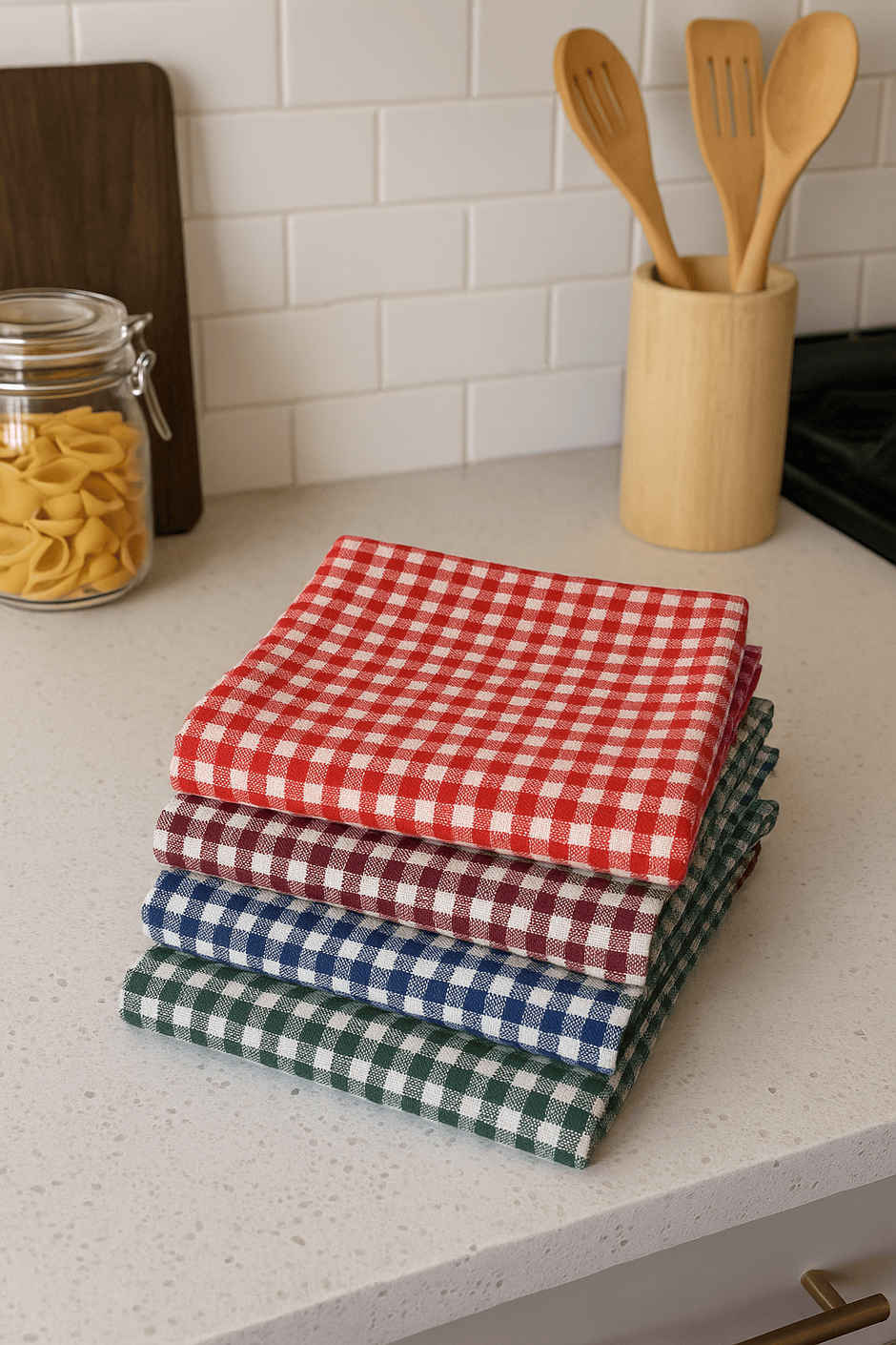 HD Creations Check Duster | Pack Of 4