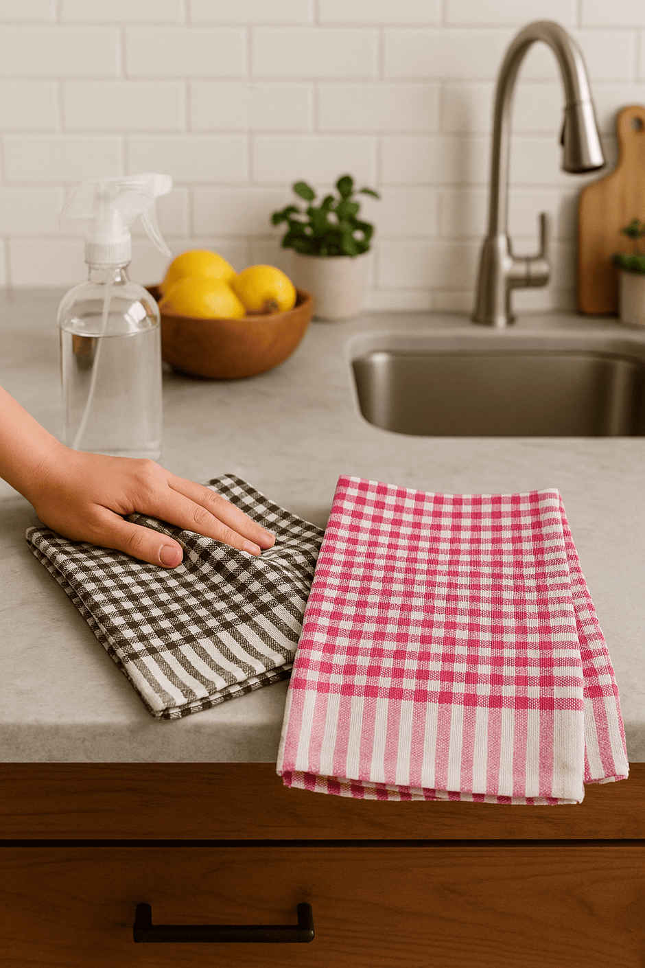 HD Creations Check Duster | Pack Of 4