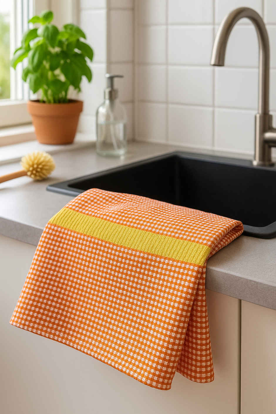 HD Creations Kitchen Towel Set | Orange - 40 x 60 cm