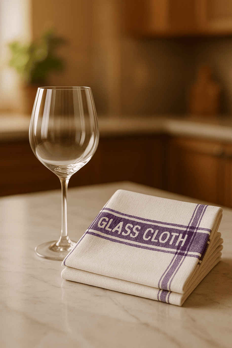 HD Creations Glass Cloth | 43 x 43 cm | Set Of 4 - Assorted Colour & Design