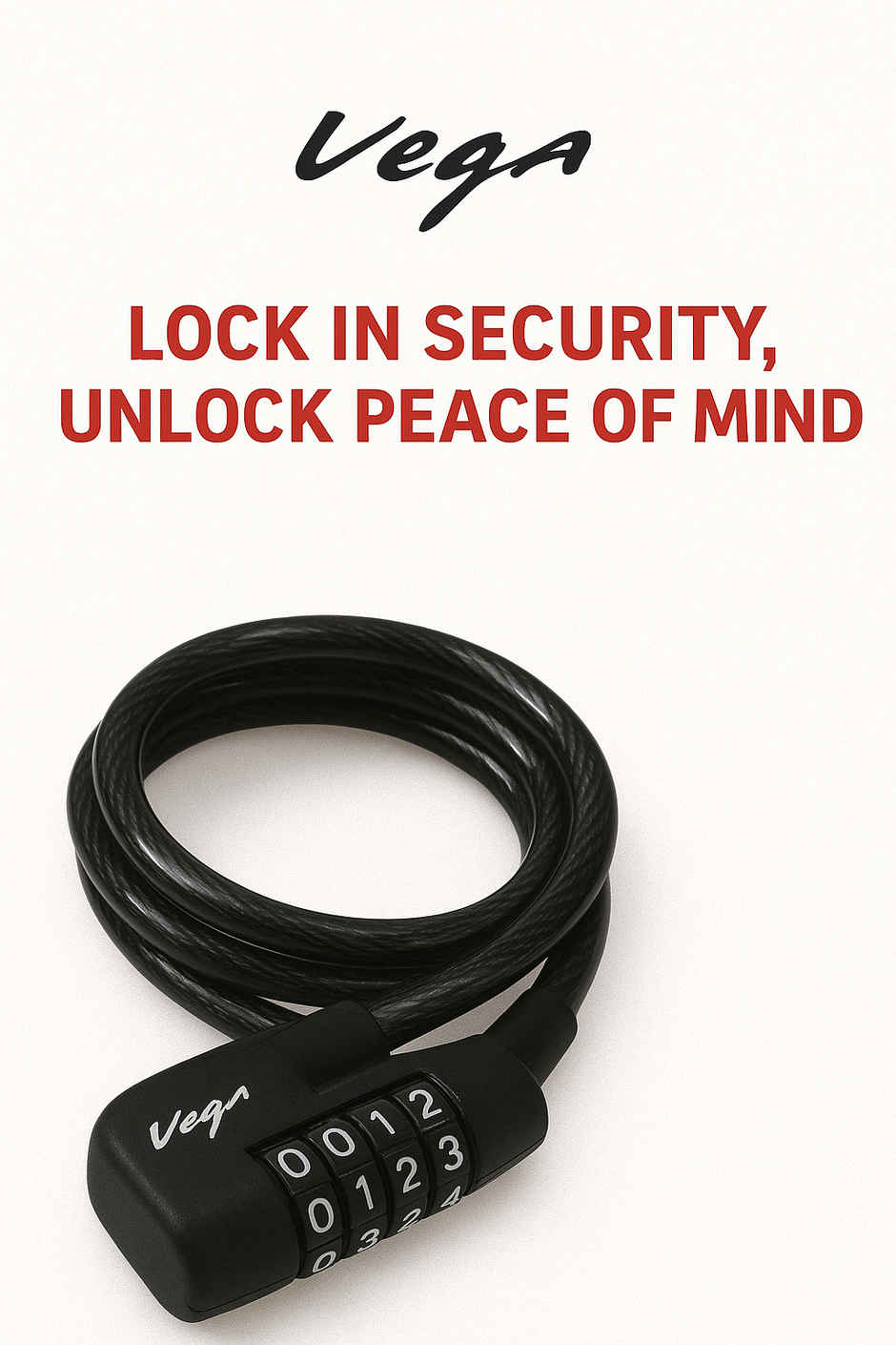 Vega Numeric Cable Lock