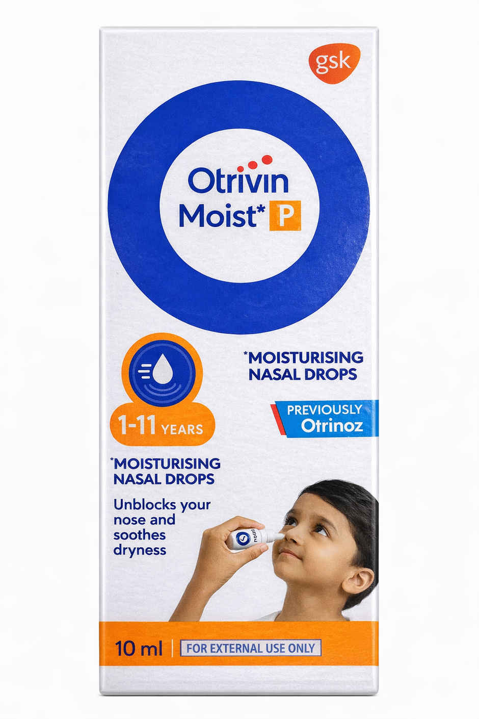 Otrivin Moist P Moisturising Nasal Drop