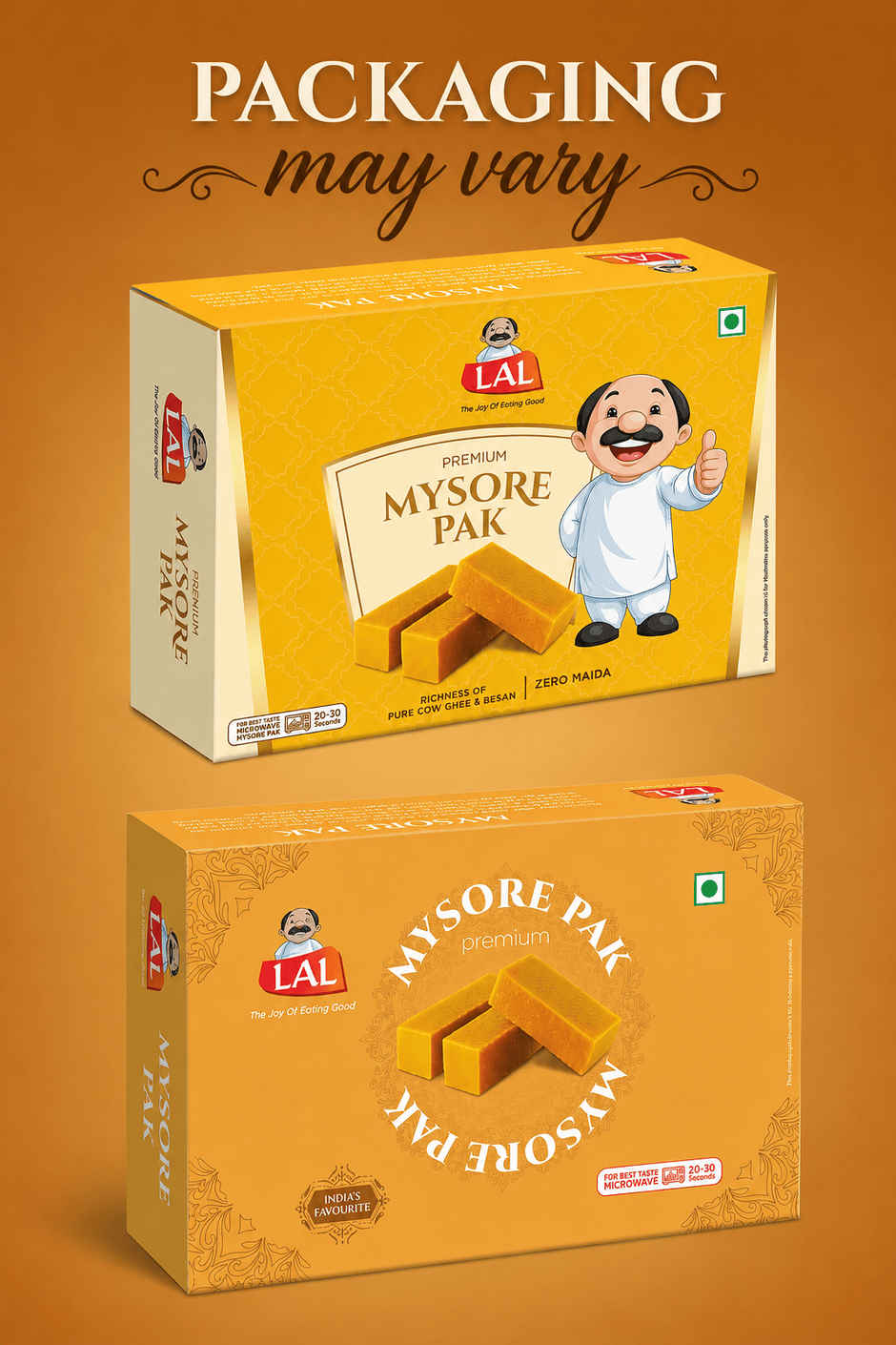 Lal Mysore Pak | Sweet & Delicious