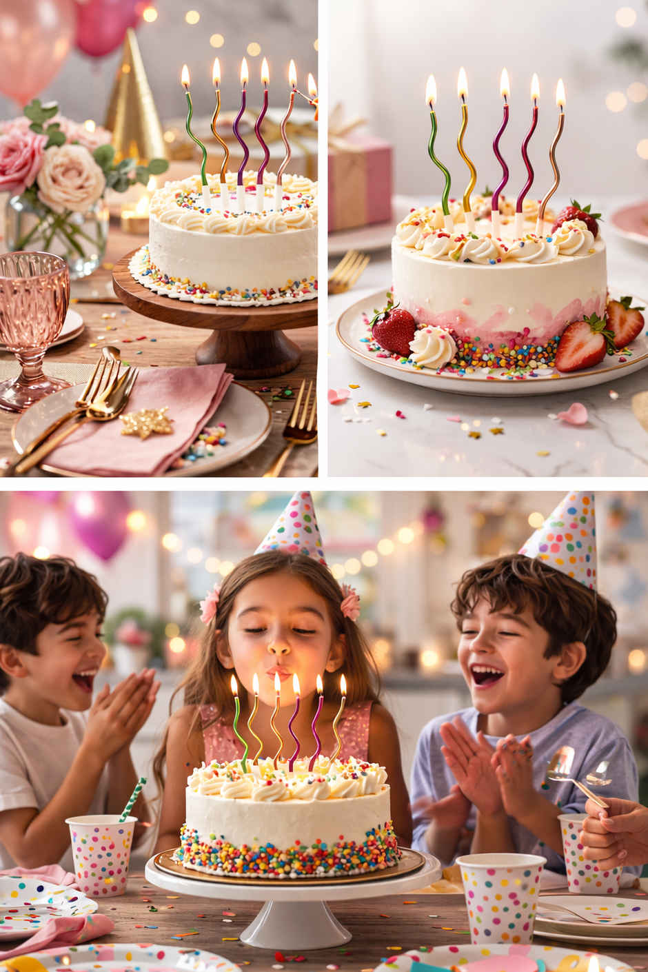 Spiral Birthday Candles for Kids & Adults Theme Birthday Decoration Kit | BeyondLuv