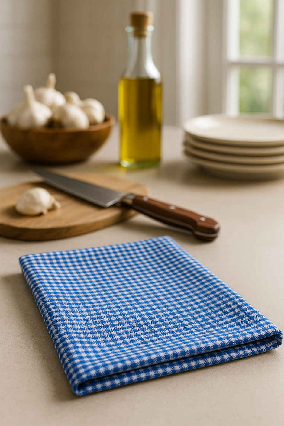HD Creations Kitchen Towel Diamond Design (Pack Of 4) Combo  