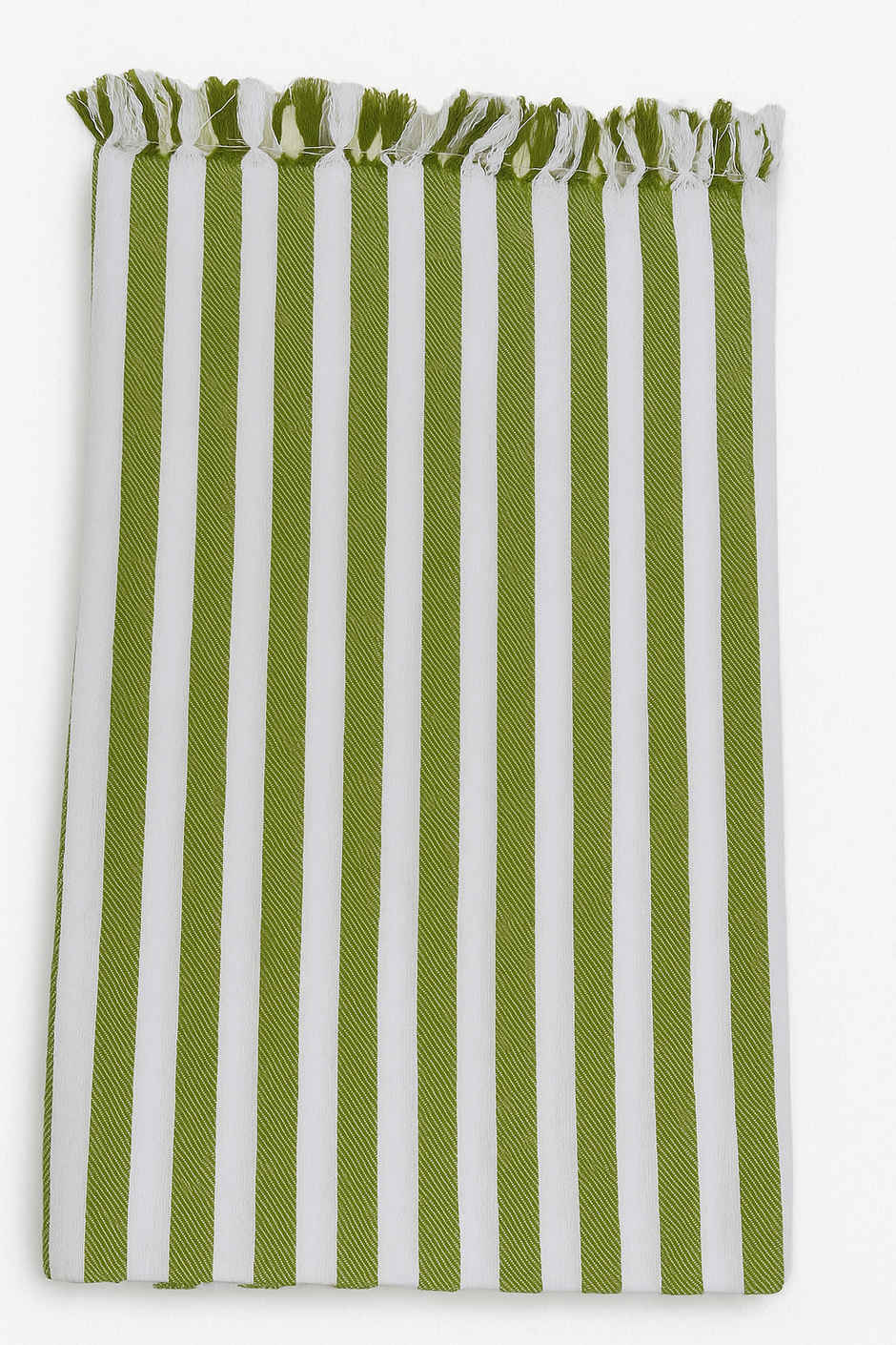 HD Creations Juno Cotton Bath Towel Green Meadow Stripe