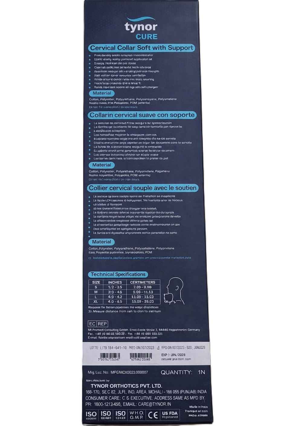 Tynor Cervical Collar Large