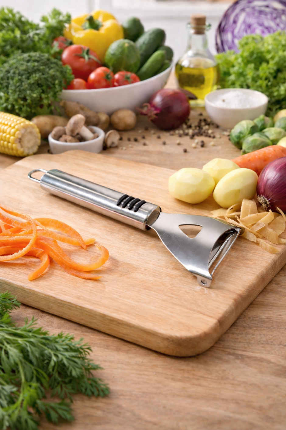 Petals Stainless Steel Kitchen Vegetable/Fruit Y Shaped Peeler