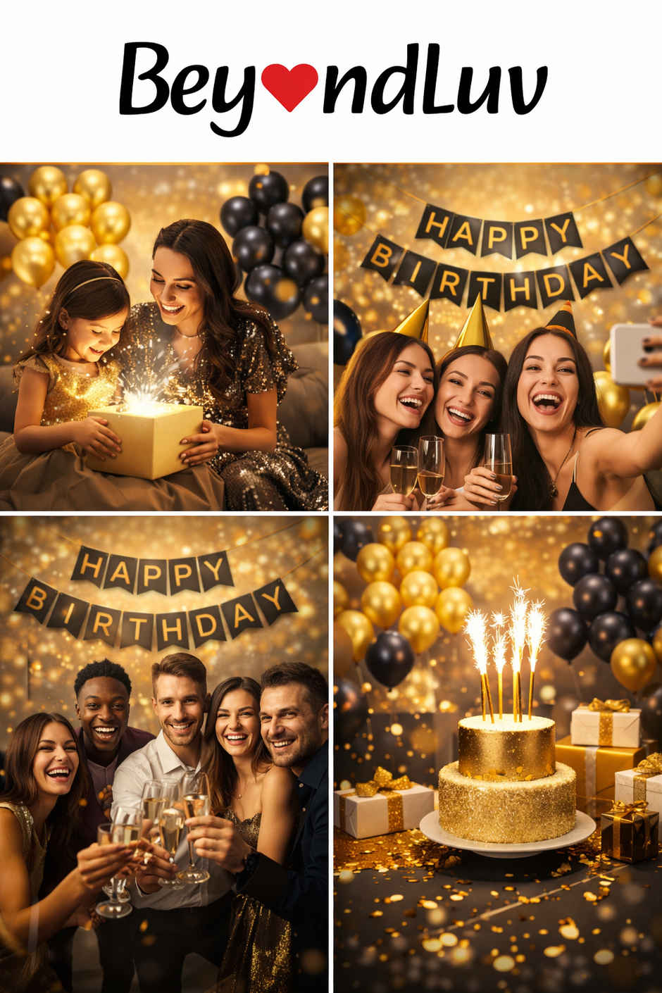 Birthday Decoration Kit for Birthday Party Items- Banner,Balloons, Foil Curtains | BeyondLuv