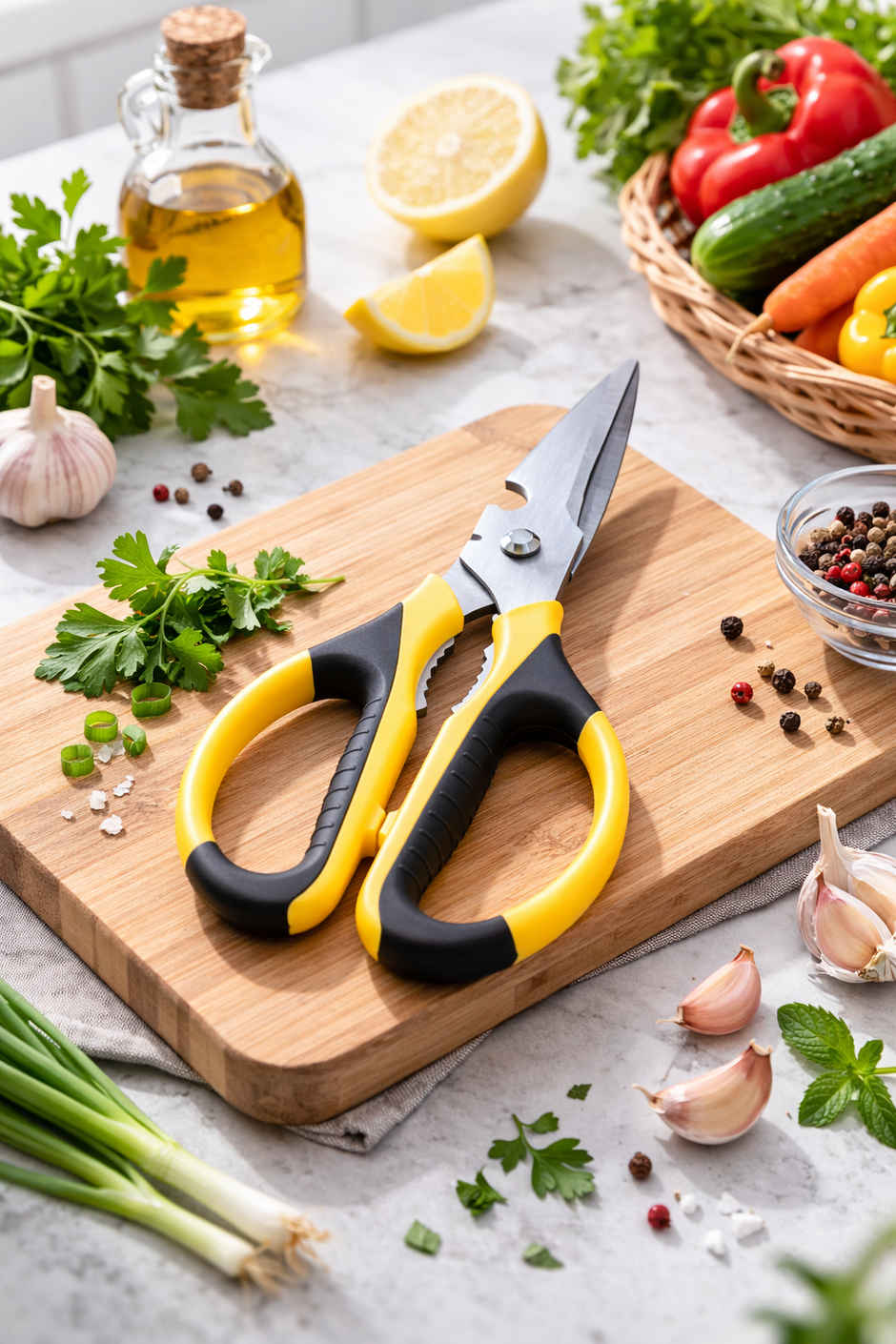 Petals All Purpose Multifunctional Kitchen/Household/Garden Scissor | 21 cm