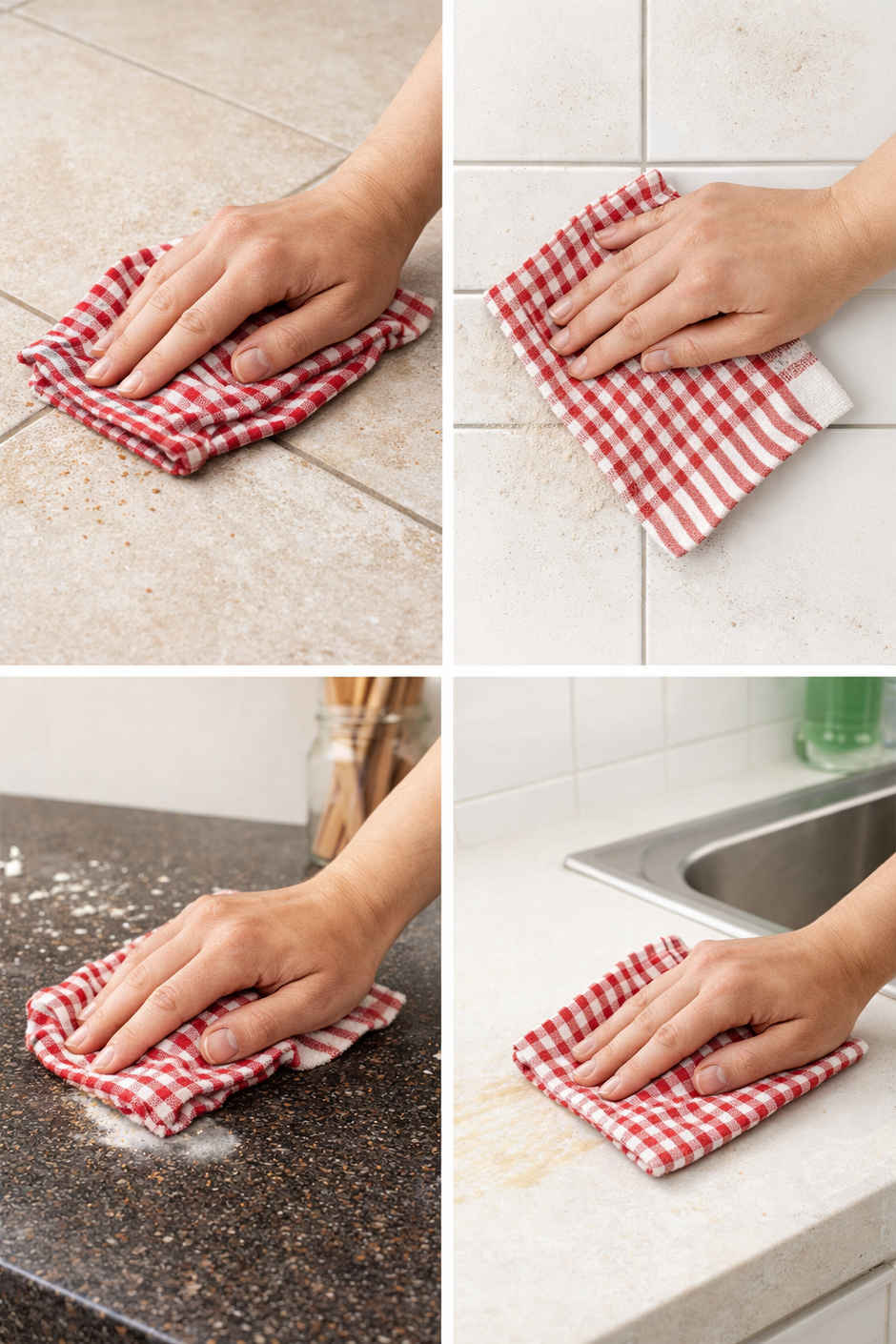 HD Creations Kitchen Check Duster Cloth | 46 x 46 cm