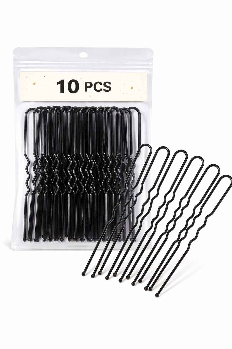 The Opal Factory Hair Accessories | Essentials Juda Pin Mediumfor Girls and Women | Black